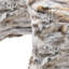 Ensemble de deux coussins décoratifs 12 po x 20 po à imprimé animal brun clair et blanc