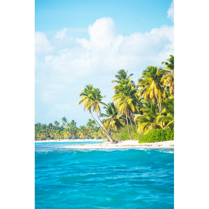 Caribbean Beach - Wrapped Canvas Print, 76cm H x 51cm W x 3.8cm D