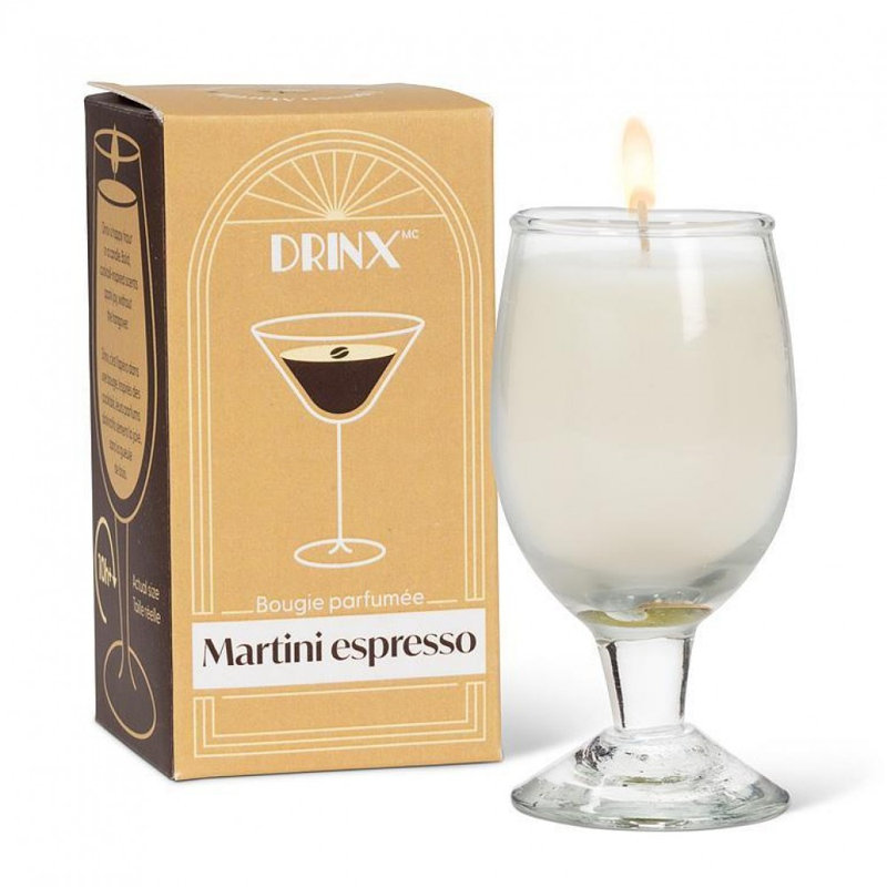 Bougie cocktail espresso Martini