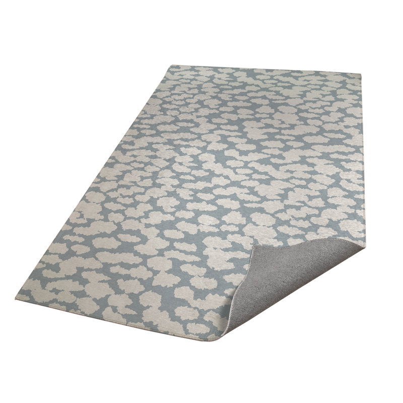 Animal Splat Activity Mat, Slate Blue/Blue, Rectangle 4' x 6'