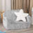 Dinosaur Glow In The Dark Toddler Couch, 2-In-1 Toddler Soft Couch Fold Out With Star Pillow, Convertible Attilio To Lounger, 1-Seat