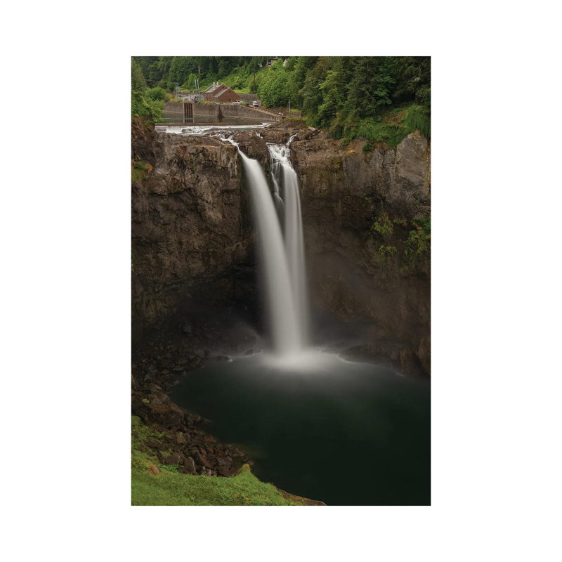 " Snoqualmie Falls " by Louis Ruth, 12" H x 8" W x 0.75" D