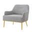 Fauteuil d'appoint Virelli Modern Chenille-1675135907