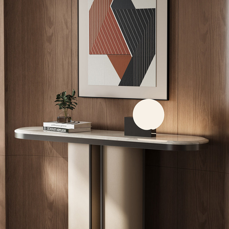 Console Modern Light Luxury, 34.6" H x 63" W x 11.8" D