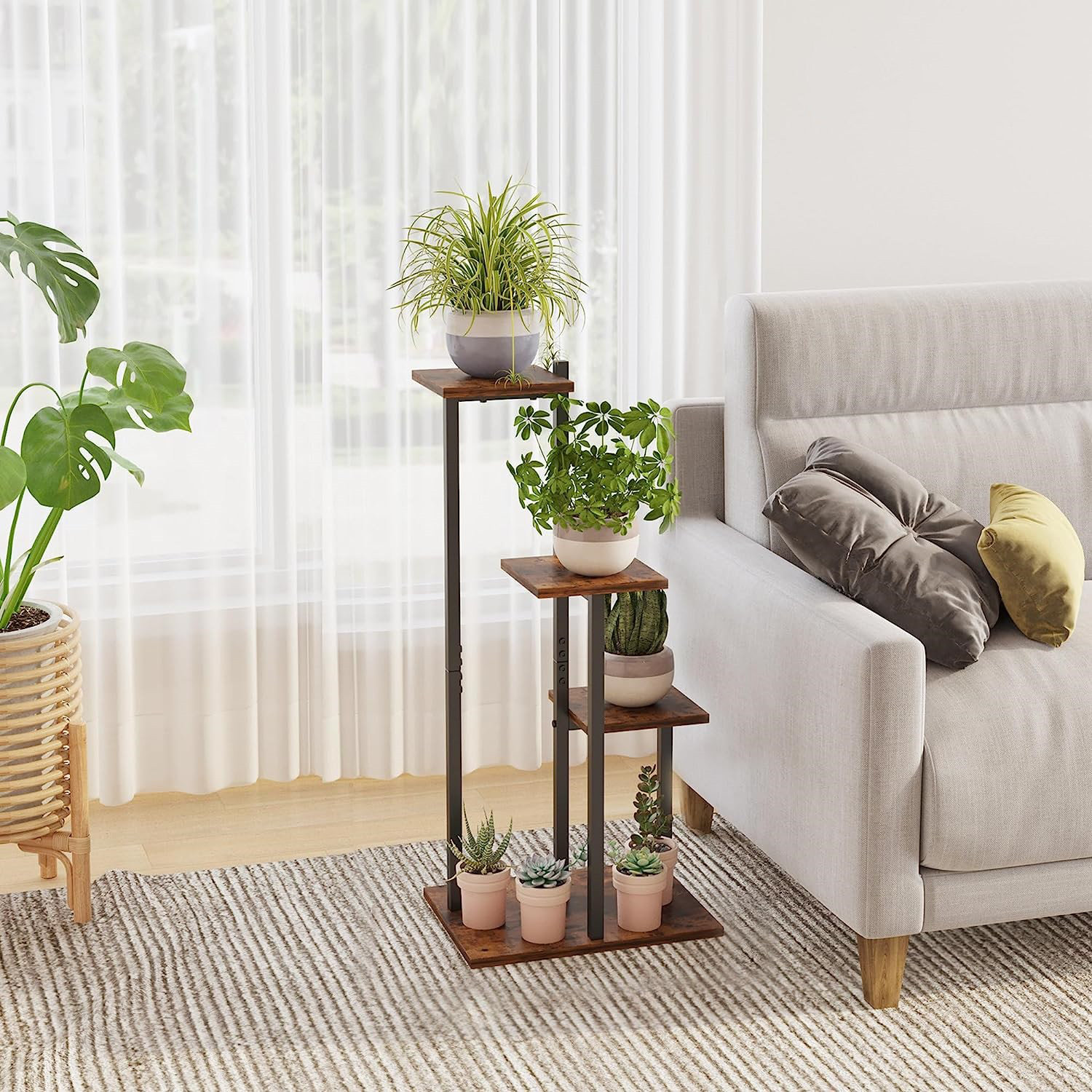 17 Stories Hedviga Metal Plant Stand | Wayfair