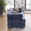 Canapé-lit pliant, canapé convertible de 78,5 pouces avec 2 coussins, idéal pour les salons, les bureaux et les appartements, confortable et peu encombrant-1603266343