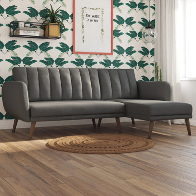 Gavina 3 Seater Linen Sofa Bed