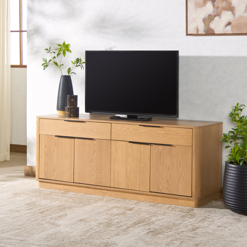 Gabrietta Media Console TV Stand, Natural
