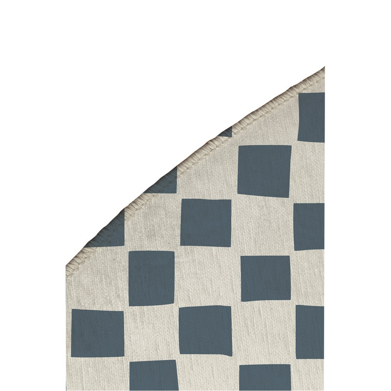 Checkered Activity Mat, Blue