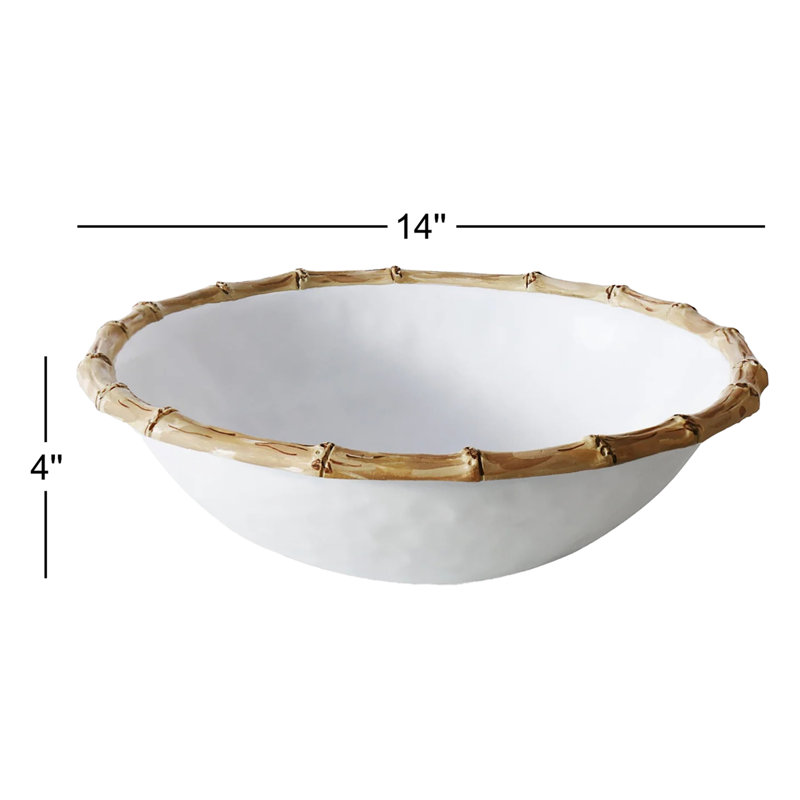Vida Melamine Salad Bowl