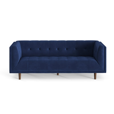 George 82 " Velvet Sofa