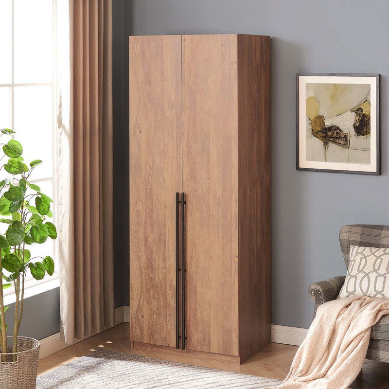 Armoire-penderie 32 po Lee, Brun