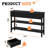51.18" Console Table With 3 Drawers And Open Storage Shelf-1726619816
