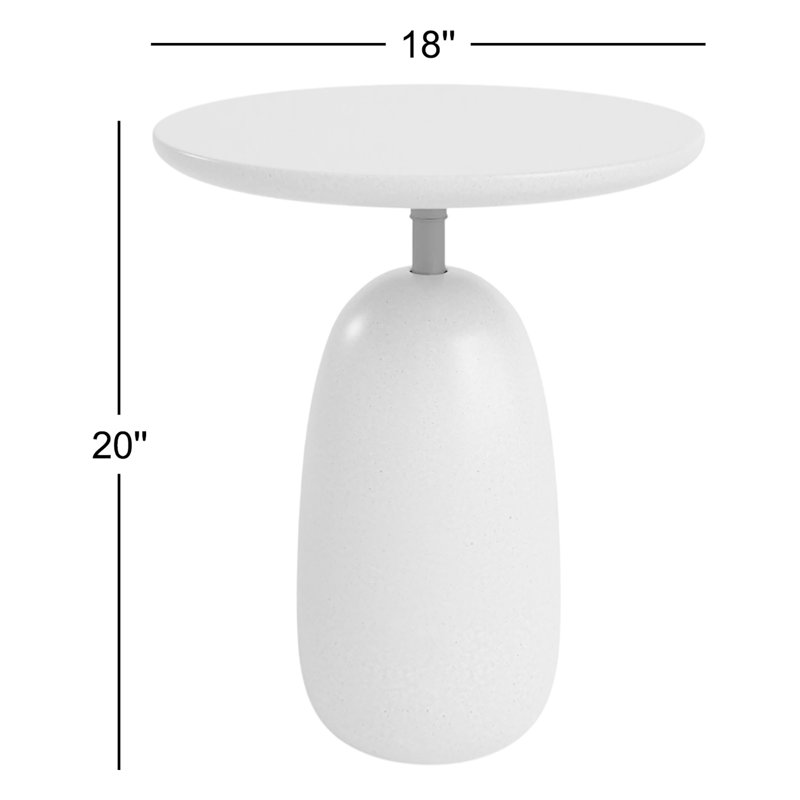 Broadway Outdoor Round Side Table