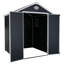 Andulah 6.3 ft. W X 6.2 ft. D Plastic Garden Shed
