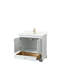 Ensemble de meuble-lavabo simple autoportant 36 po avec plateau en quartz Deborah-98094498-98094499-98094503