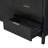 U_STYLE Minimalist Wave-Pattern Sideboard With Functional Storage