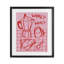 «Wakey Breakfast Doodles», reproduction sous verre encadrée, design par Jenaya Jackson-1796271817-1796271815