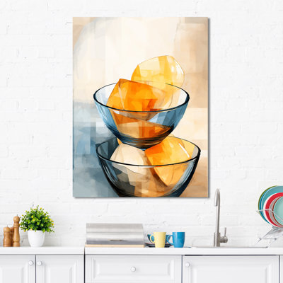 Citrus Fruit Delight II - fruits, art mural