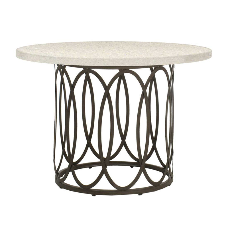 Ella 28.75" Round Aluminum Table Base
