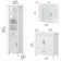 Edion Double Bathroom Vanity with Ceramic Top with Mirror