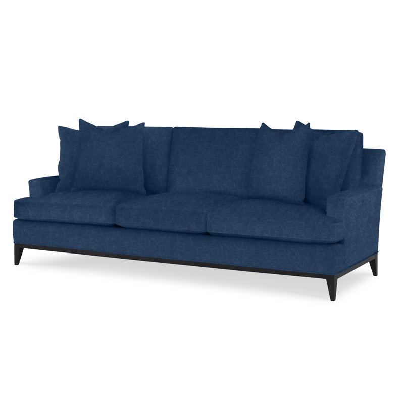 Dapper Upholstered 88'' Sofa, Espresso, Margaret Uniform