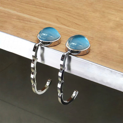 Backpack Luminous Glass Hooks Fluorescent Cosmic Glass Schoolbag Hooks Folded Bag Hooks Hooks For Deskside Hooks Student Gifts