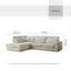 5 Seater Corner Sofa -1257315006-1257314992