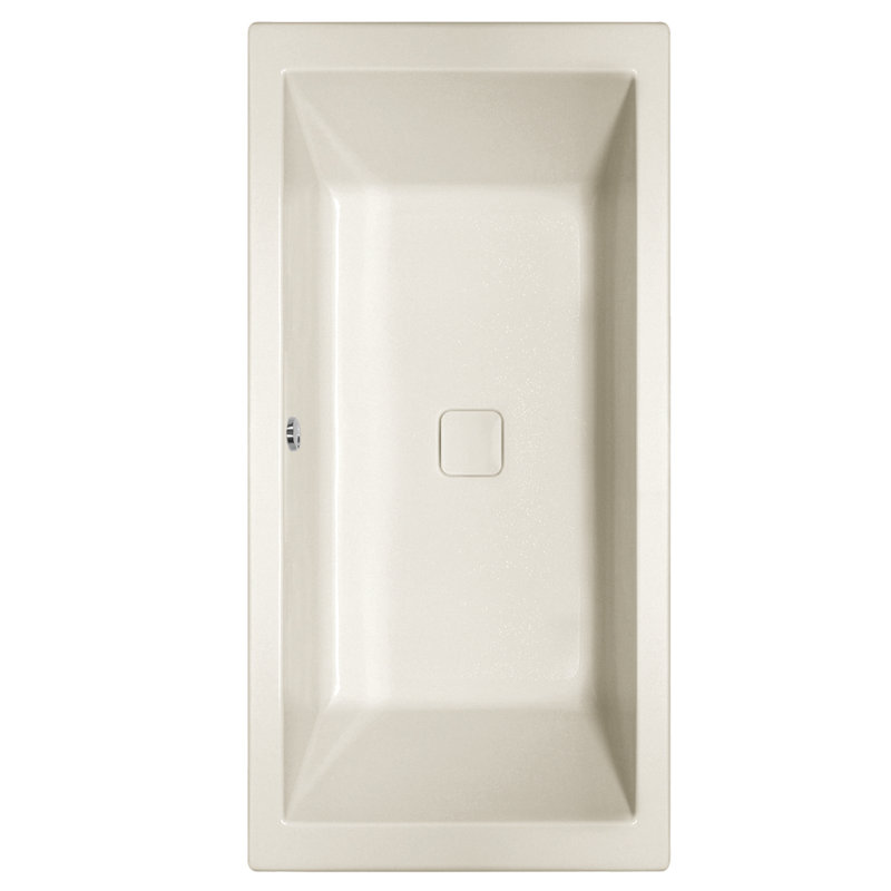 Versailles 72'' L Soaking Bathtub, Biscuit, Matte Black