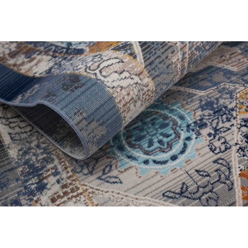Morvant Geometric Indoor Rug, Rectangle 5'3" x 7'10"