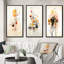 «Pink Elegant Geometric Shapes», 3 pièces sur toile-578014063-578014053