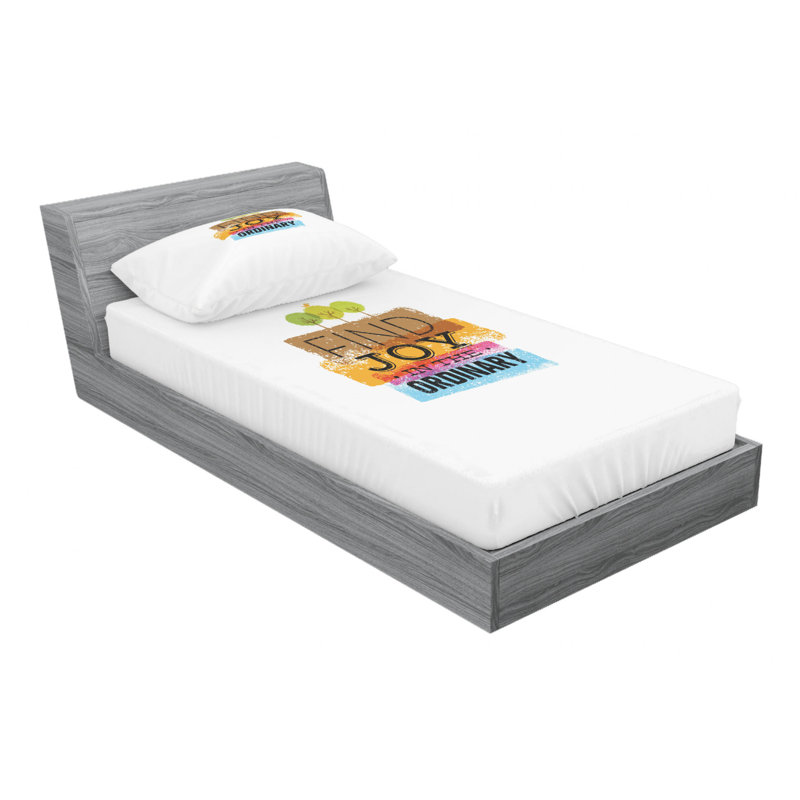 Microfiber Sheet Set, Twin Sheet Set with Fitted Sheet