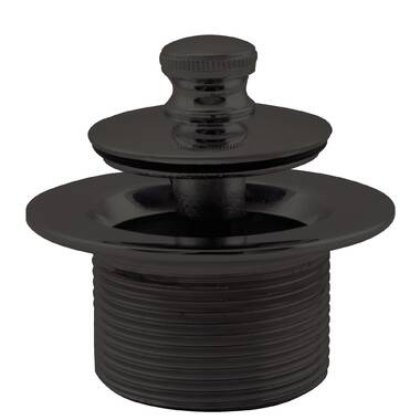 Dome Strainer w/ Screw in Matte Black RP7430BL