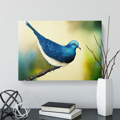 Dove Bird In Watercolour Vol.5 - Wrapped Canvas