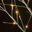Ensemble de bouleau illuminé, arbre artificiel 4 lumières, 48 ​​lumières DEL / 5 pi 72 lumières DEL / 6 pi, 96 lumières DEL blanc chaud, arbre de Noël pour la décoration intérieure et extérieure