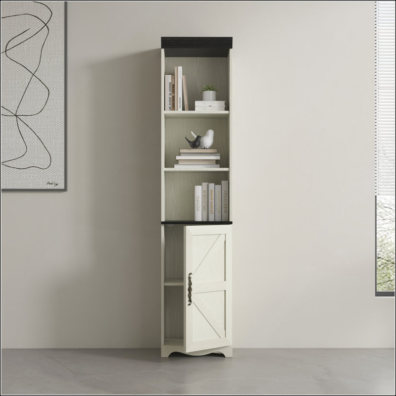 Armoire cubique autoportante avec 5 tablettes