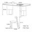 Ensemble de table en pierre noyer mat-110959033