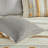 3 Piece Cotton Comforter Set Gray/Yellow-113361588