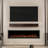 Muirwood Maple Wood Fireplace Mantel Shelf Elegant Transitional Design with Symmetrical Top-86452904-86452903