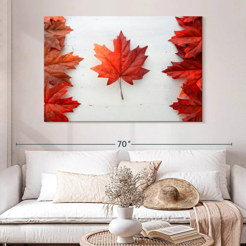Borges Maple Leaf, 34" H x 51" W
