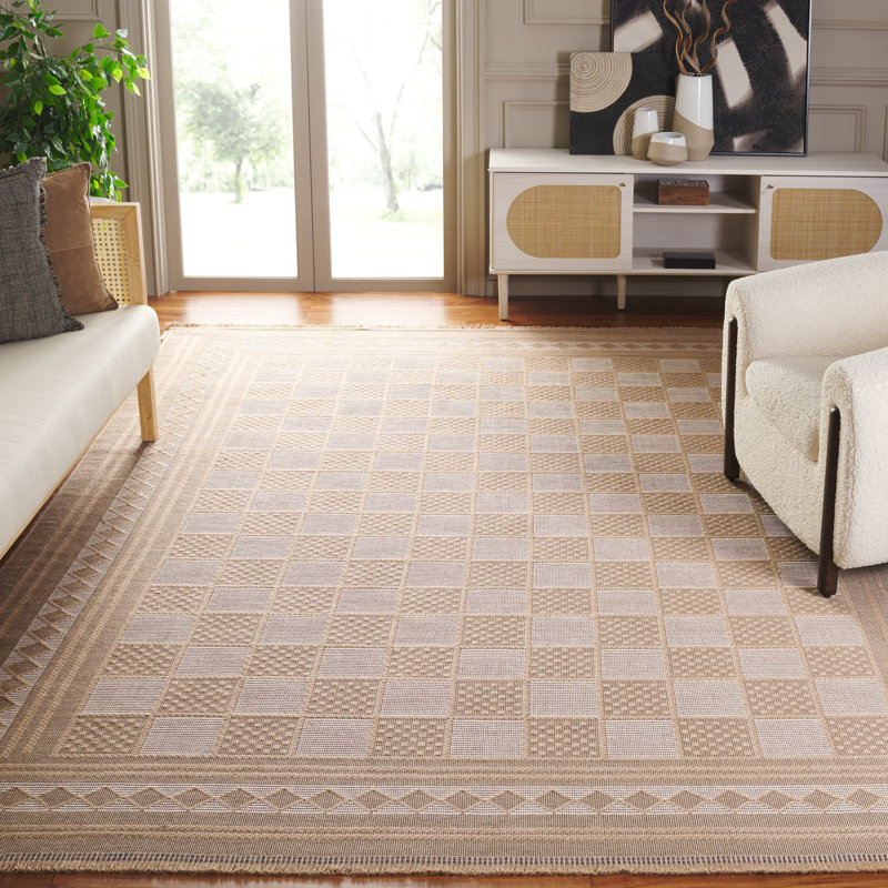 Tapis à motif géométrique Orrego, Rectangle 8 pi x 10 pi