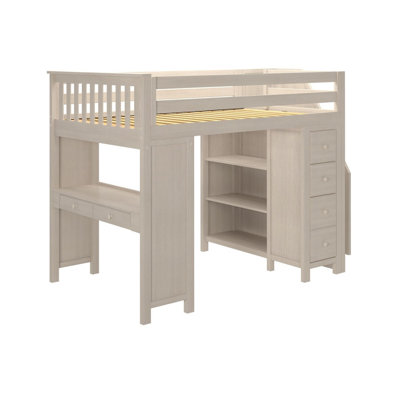 Lennon Kids Full Loft Bed, Stone