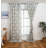 Peacock Print Pinch Pleated Panel W/Back tabs Curtains (Set of 2)-1351414480