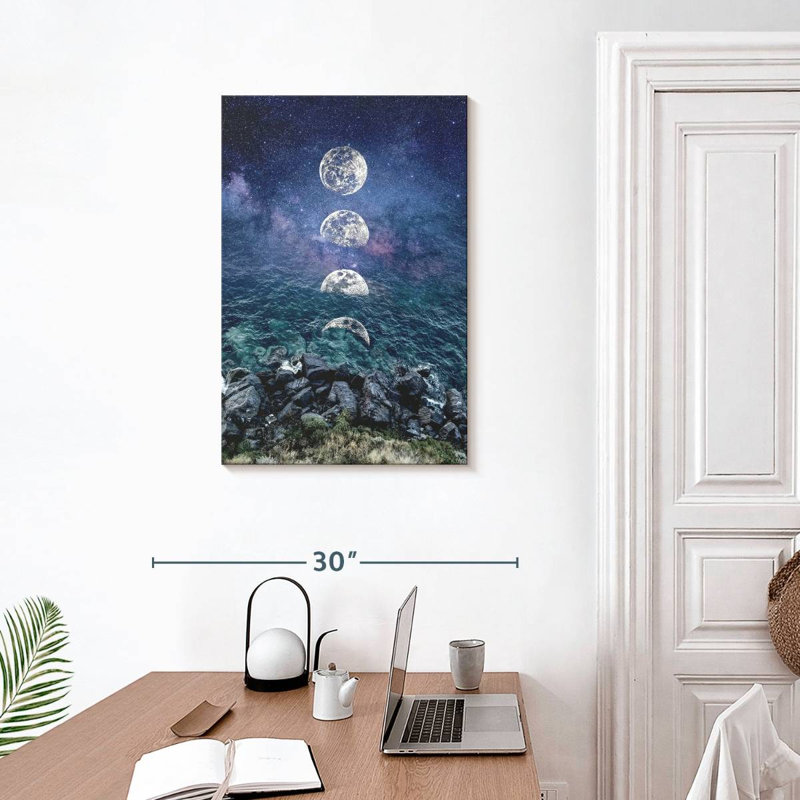 Oberle Moon Galaxy, 30" H x 20" W