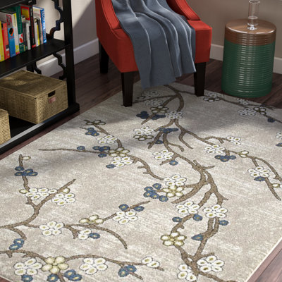 Dabbs Floral Indoor Rug