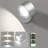 LED Wall Light Rechargeable Battery Operated With Remote, Magnetic Rotation,1 Pcs-992410444