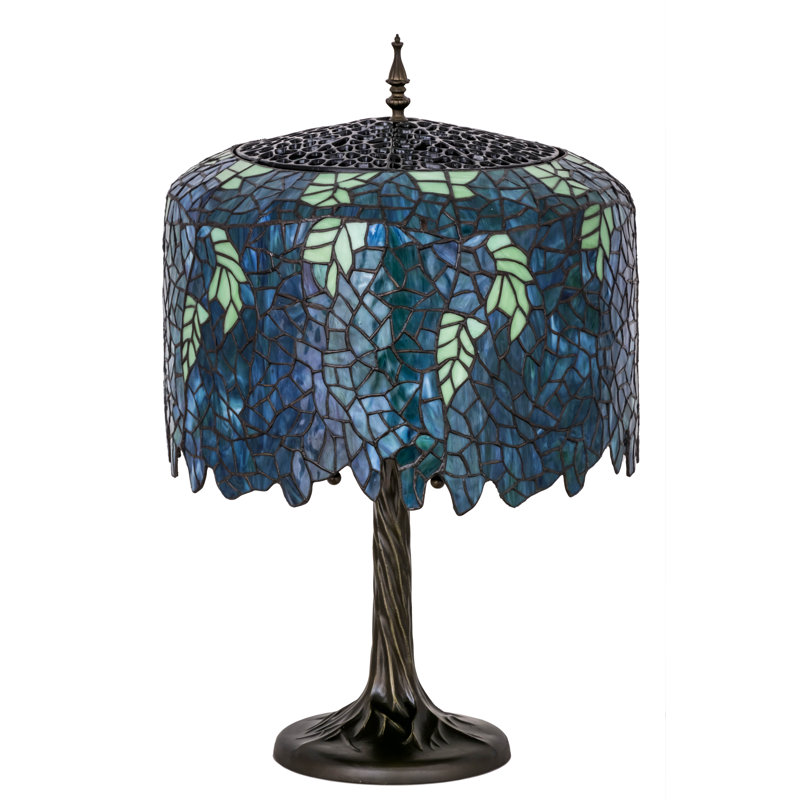 28" High Tiffany Wisteria Table Lamp 