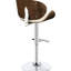 Tabouret de bar ajustable Galasso, base polyvalente pour la maison et le décor, assise contemporaine, fiable