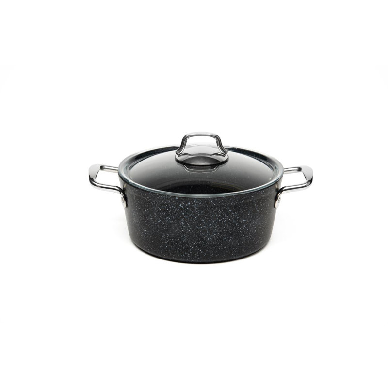Excelsa Five Stars Aluminum Stock Pot, 25cm