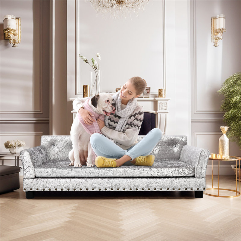 Orthopedic Pet Bed, 40cm H x 120cm W x 74cm D